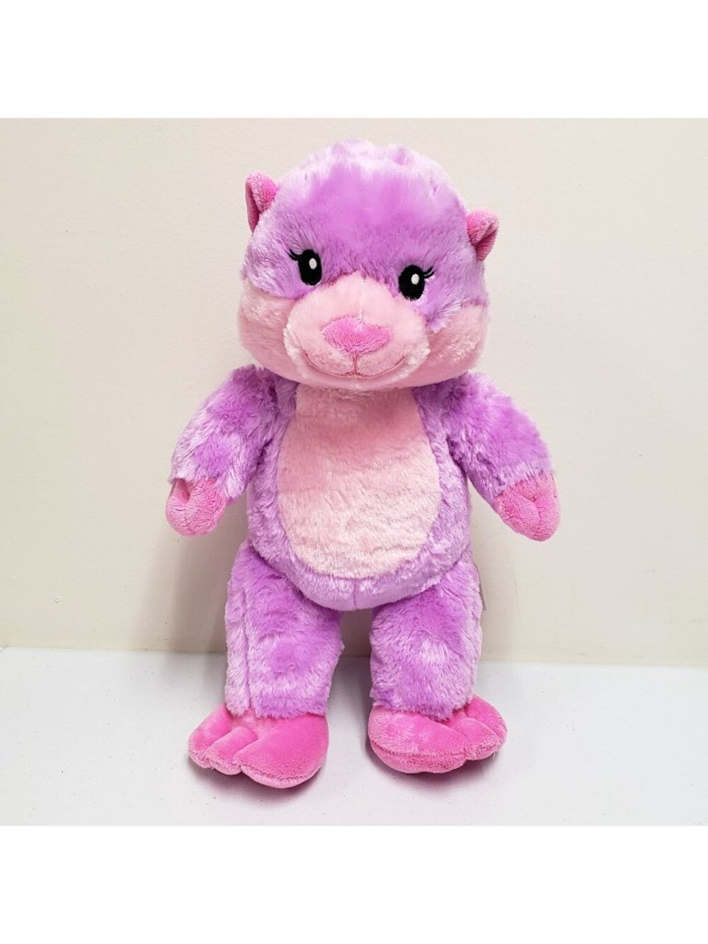 Build a Bear 16" Otterly Adorable Otter Pink Purple Stuffed Animal Plush